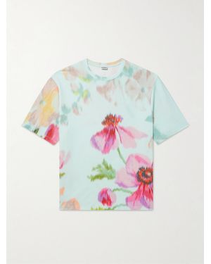 Loewe Printed Cotton-jersey T-shirt - White
