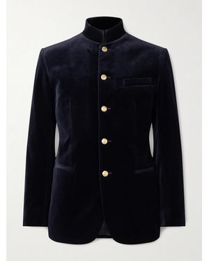 Favourbrook Cotton-velvet Jacket - Blue