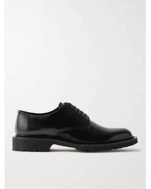 Saint Laurent Army Leather Derby Shoes - Black