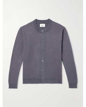 NN07 Jasper Crew 60062 Wool Cardigan - Blue