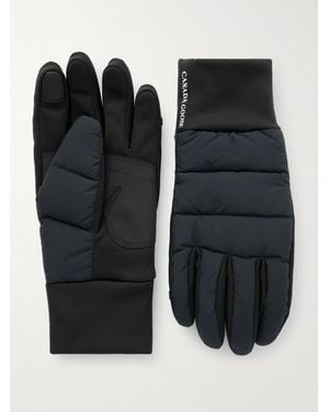 Canada Goose Quilted Shell Down Gloves - Black