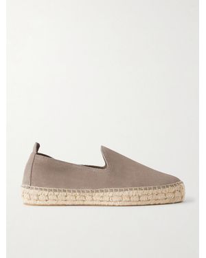 Morjas Suede Espadrilles - Natural