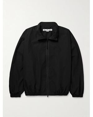 Acne Studios Olandios Logo-Embroidered Cotton And Nylon-Blend Bomber Jacket - Black