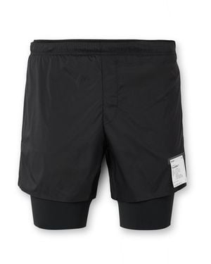 Satisfy 8&Quot; Slim-Fit Layered Techsilk And Justice&Trade; Coldblack&Reg; Shorts