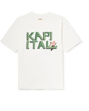Kapital Printed Cotton-Jersey T-Shirt - White