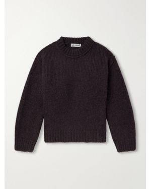 Our Legacy Wool And Alpaca-Blend Sweater - Blue