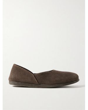 STÒFFA Suede Slippers - Brown