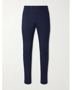 Slowear Tapered Stretch-Cotton Trousers - Blue