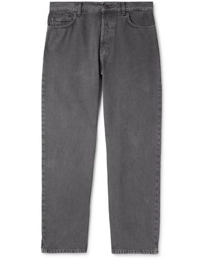 The Row Ross Straight-Leg Jeans - Gray