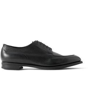 Edward Green Dover Full-grain Leather Derby Shoes - Black