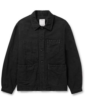 Visvim Travail Garment-Dyed Moleskin Jacket - Black