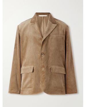 De Bonne Facture Métier Cotton-Corduroy Suit Jacket - Natural
