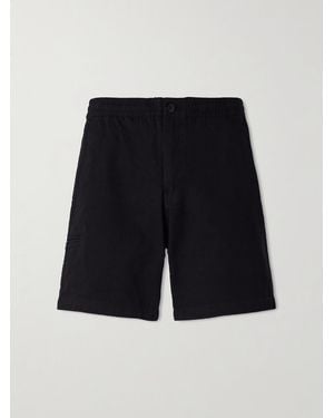 FRIZMWORKS Straight-Leg Cotton-Twill Shorts - Blau