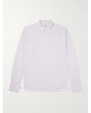 Kapital Cabin Striped Cotton Shirts - Pink