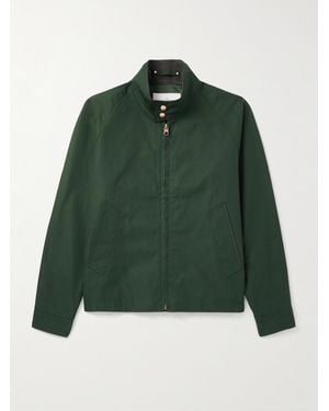 Private White V.c. Cotton-Ventile Harrington Jacket - Green