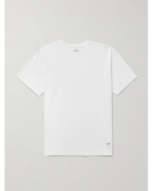 Noah Logo-Print Recycled Cotton-Jersey T-Shirt - White