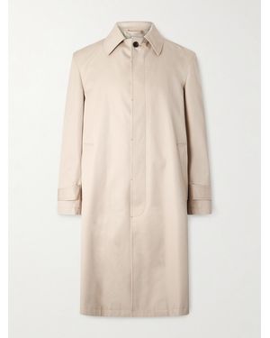 Officine Generale Henrick Cotton-Twill Trench Coat - Natural