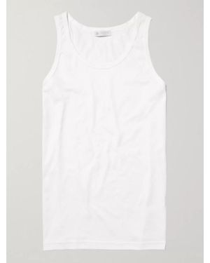 Sunspel Cotton-Jersey Tank Top - White