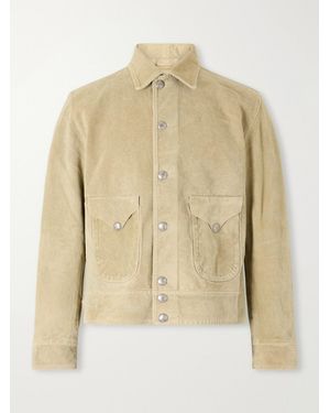 RRL Schwab Suede Jacket - Natural