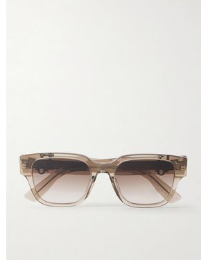 Dior Dior Oblique S1I Square-Frame Acetate Sunglasses - Natur