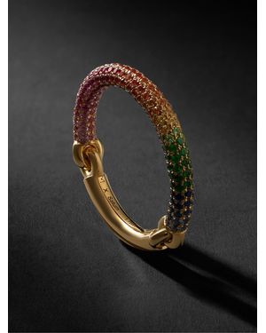 MAOR The Equinox 18-Karat Multi-Stone Ring - Black
