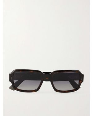 Dior Diortailoring S2I Squared-Frame Acetate Sunglasses - Black