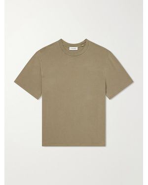 FRAME Supima Cotton-Jersey T-Shirt - Natur