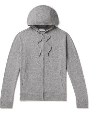 MR P. Wool And Cashmere-Blend Zip-Up Hoodie - Gray