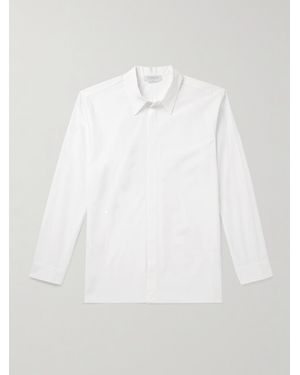 Gabriela Hearst Nicolas Cotton-Poplin Shirt - White