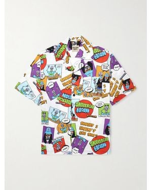 GALLERY DEPT. Skeleton Beach Edition Wilson Printed Twill Shirt - White