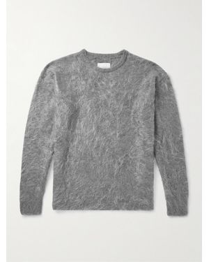 Ssstein Brushed-cashmere Jumper - Grey