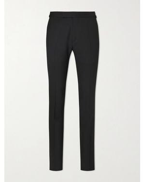 Tom Ford Pantaloni A Gamba Dritta - Nero