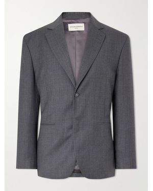 Officine Generale Melvyn Wool, Cashmere And Silk-Blend Suit Jacket - Blue