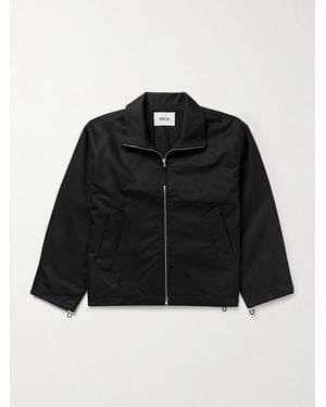 Agolde Laurie Cotton-Canvas Bomber Jacket - Black