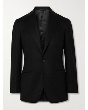 Saman Amel Cashmere-Felt Blazer - Black