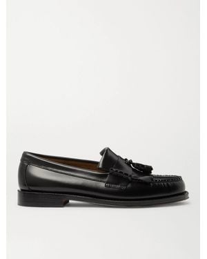G.H. Bass & Co. Weejuns Layton Kiltie Moc II Loafers aus Leder mit Troddeln - Schwarz