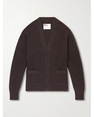 Margaret Howell Merino Wool Cardigan - Brown