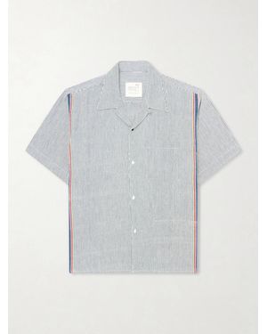 Kardo Rohit Convertible-Collar Cotton Shirt - Grey