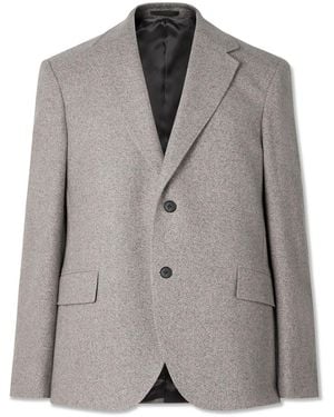 MR P. Oversized Wool And Camel-Blend Tweed Suit Jacket - Gray