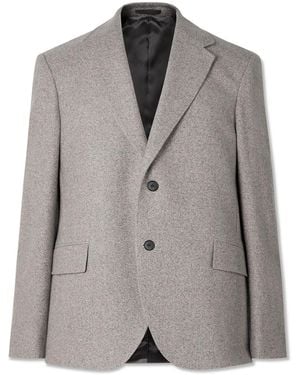 MR P. Oversized Wool And Camel-Blend Tweed Suit Jacket - Gray