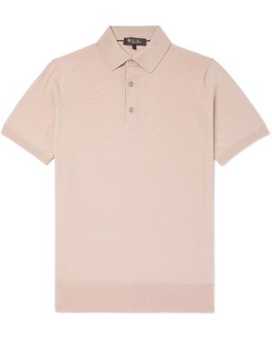 Loro Piana Wish Wool Polo Shirt - Pink