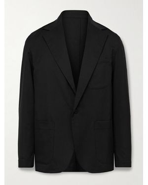 STÒFFA Unstructured Wool-crepe Blazer - Black