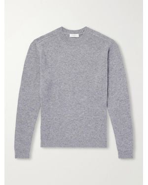 Boglioli Wool and Cashmere-Blend Sweater - Grau