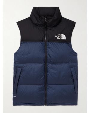 The North Face 1996 Retro Nuptse Slim-Fit Recycled-Shell Down Gilet - Blue