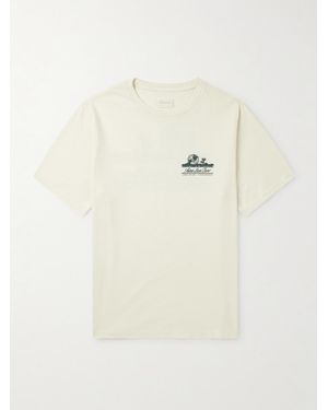 Aimé Leon Dore Unisphere Logo-print Cotton-jersey T-shirt - Natural