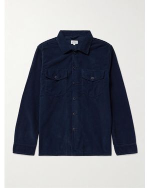 Hartford Jame Cotton-corduroy Overshirt - Blue