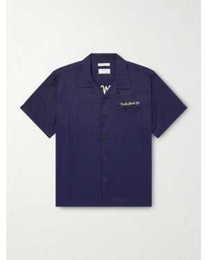 Nudie Jeans Arthur Tm Lyocell Shirt - Blue