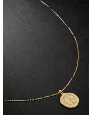 Ileana Makri Peaceful Diamond Pendant Necklace - Black