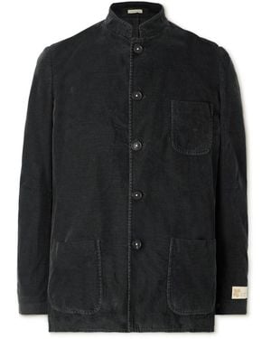 Massimo Alba Cotton-Blend Corduroy Jacket - Black