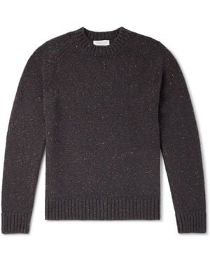 Gabriela Hearst Daniel Flecked Cashmere Sweater - Blue